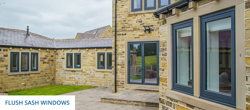 Flush sash windows
